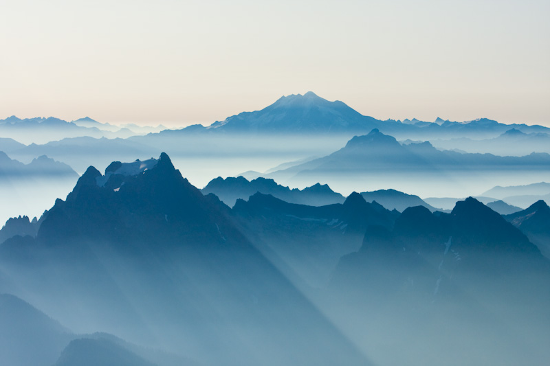 Morning Mist And The Cascades